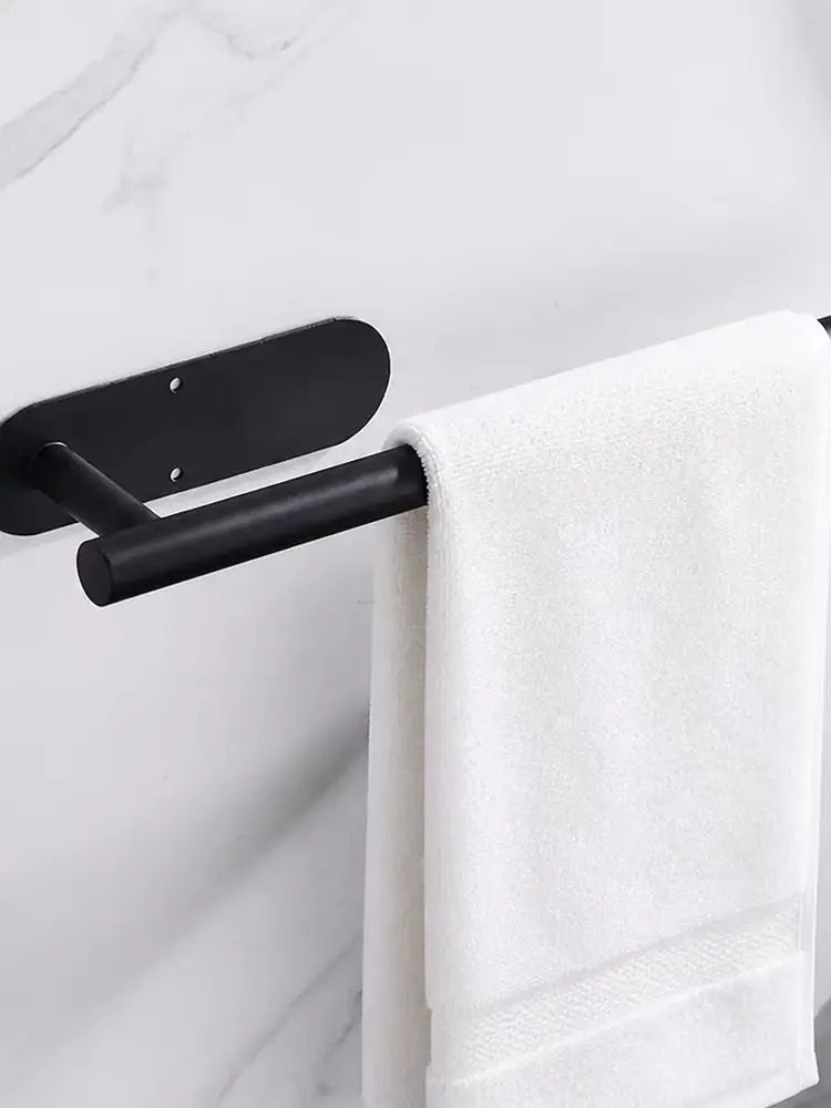 Homefish Sliver Stainless Steel Self Adhesive No Drilling Toilet Roll Holder Bathroom Kitchen Tissue Paper Holder