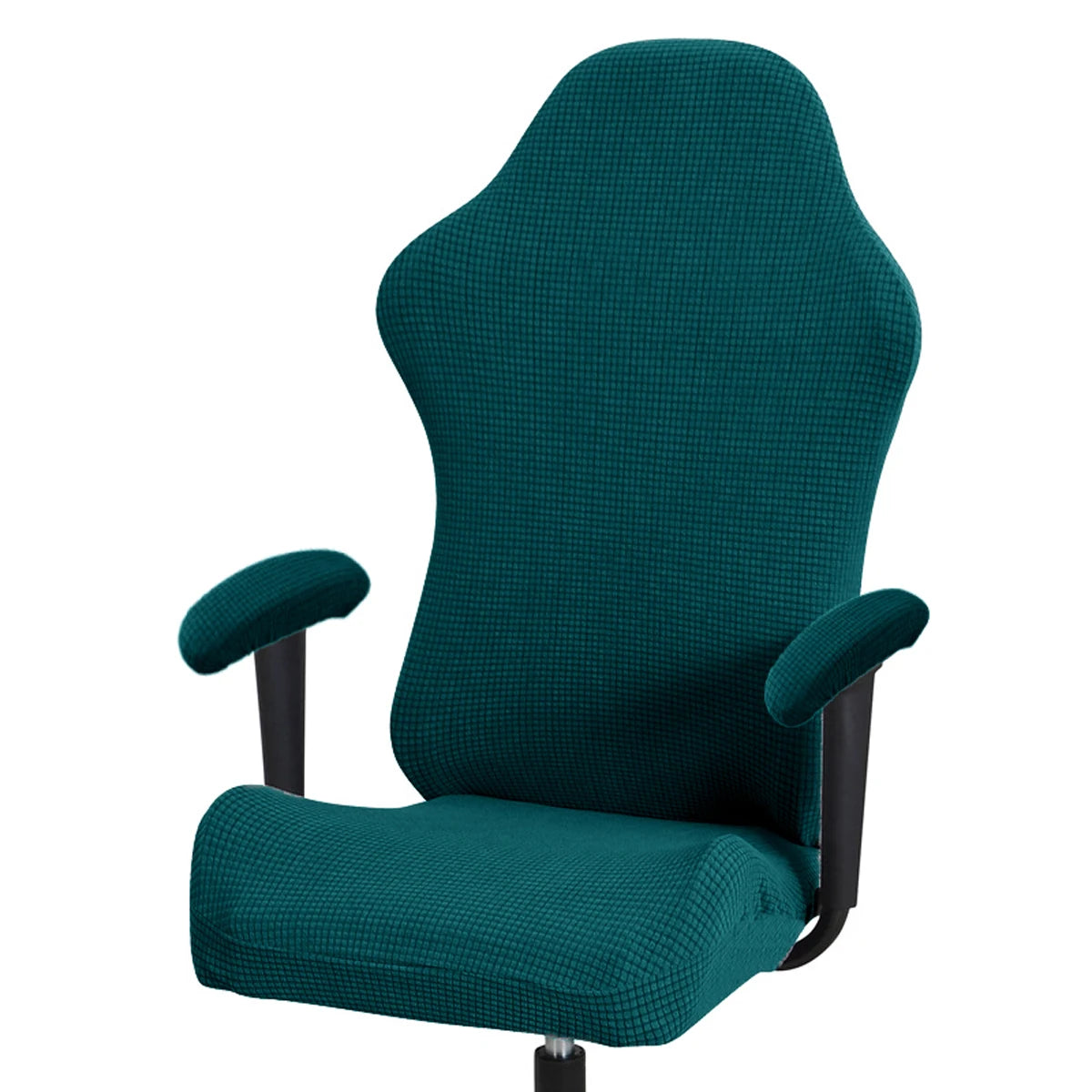 Thick Jacquard Office Computer Game Chair Slipcovers Stretchy  Reclining Racing Gaming Chair Cover Protector With Armrest Cover
