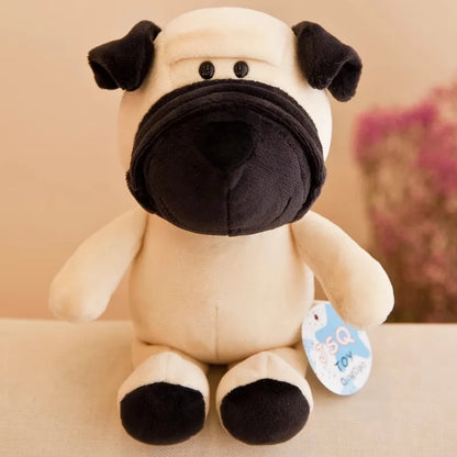 Stuffed Plush Animals Toys Soft Dolls Jungle Lion Elephant Tiger Dog Fox Monkey Deer Children Gift Kawaii Baby Kids Hobbie Toys