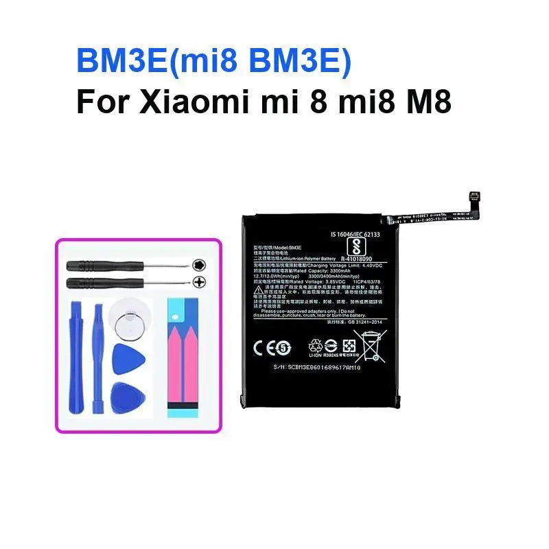 Phone Battery For Xiaomi Mi 4S 5 M5 4C 5C 5X 6 6X 7 8 A2 Redmi Note 5A Prime S2 Pro Y1 Mia1 Lite Batteries + Track NO