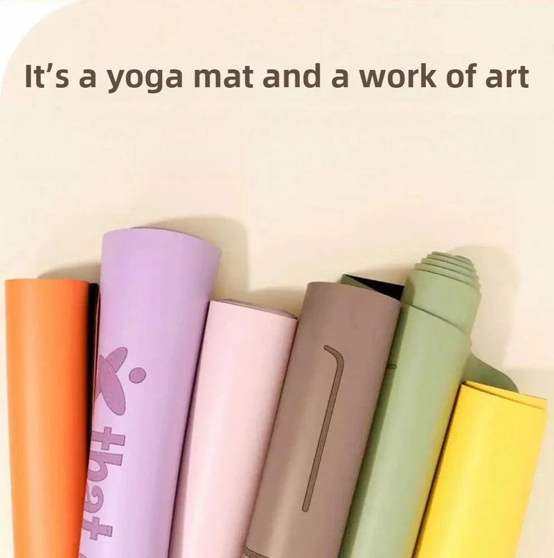 Pilates Equipment Yoga Mat Professional - Extra Thick Rubber Non-Slip for Women Weight Loss, Sport Fitness Mat 요가매트