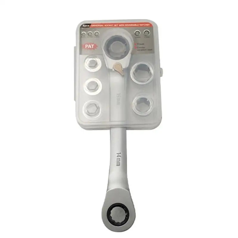 652F Stable Double Head Ratcheting Wrench With Quick Releases Mechanism For Easy Use