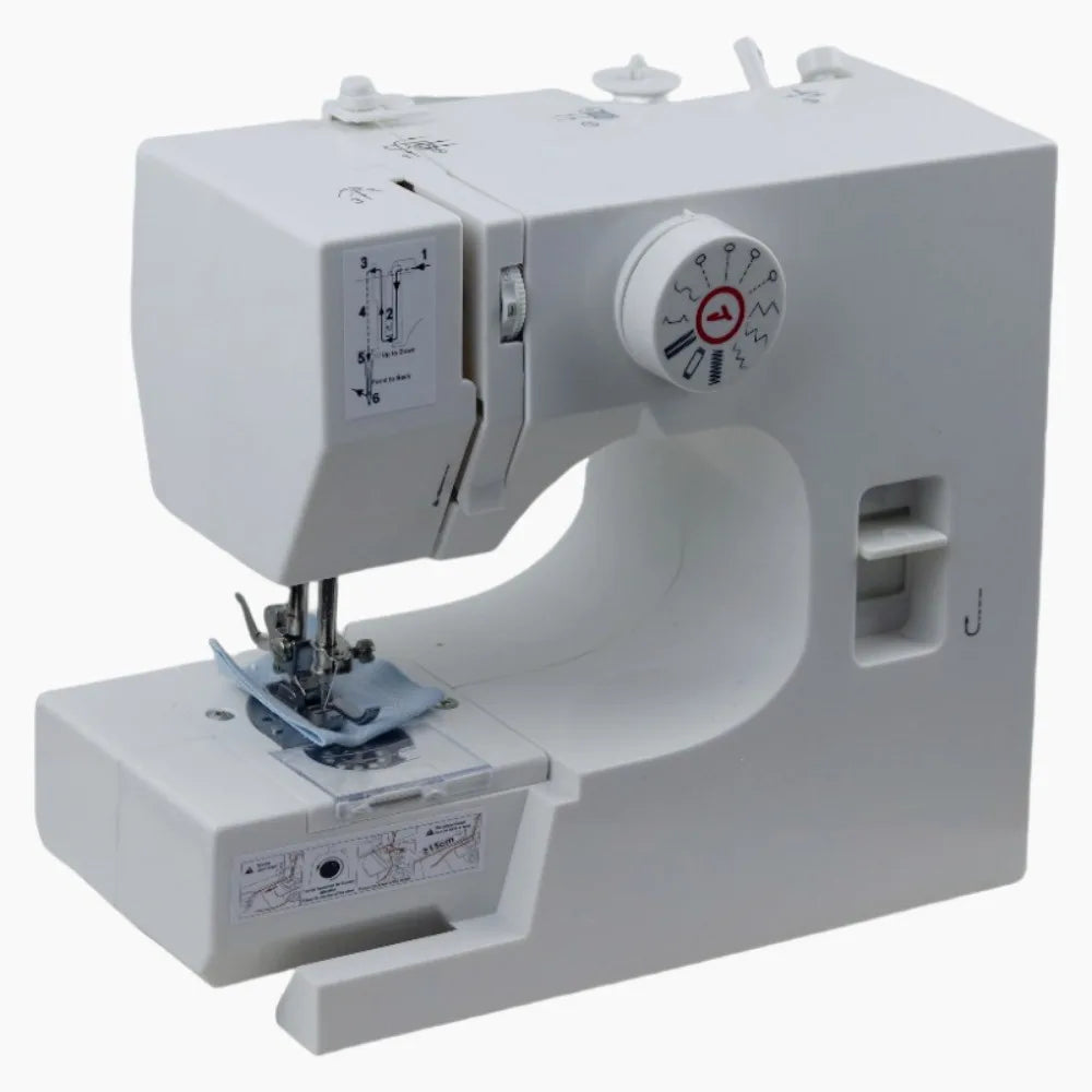 825 Semi-Auto Electric Sewing Machine for Home | Beginner Friendly | All Fabrics,12 Stitches Domestic Sewing Machine