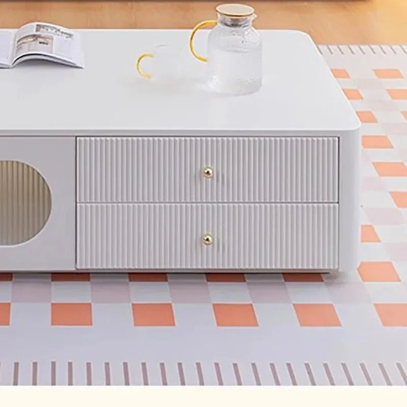 Aesthetic Trendy Coffee Table Modern Design Luxury Classic Coffee Table Beauty Storage Table Basse Living Room Furniture