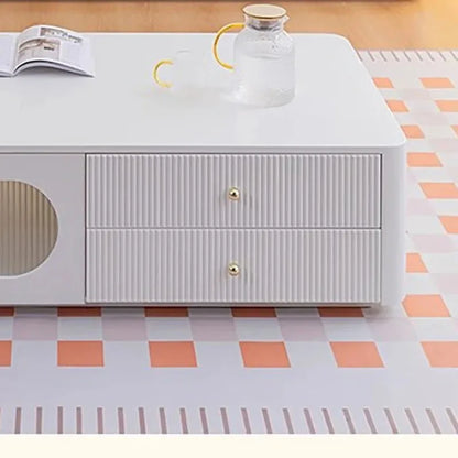 Aesthetic Trendy Coffee Table Modern Design Luxury Classic Coffee Table Beauty Storage Table Basse Living Room Furniture