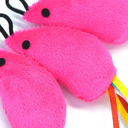 Pet Toy Small Mouse Replacement Head Funny Cat Stick Plush Toy Fishing Rod Replacement Head Cat Toys Interactive Pet Products