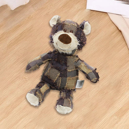 Pet Dog Toys Bear Squeaking Stuffed Toys For Dogs Cat Chew Squeak Toy for Small Dogs Play Funny Training Anxiety Relief Sleep Do