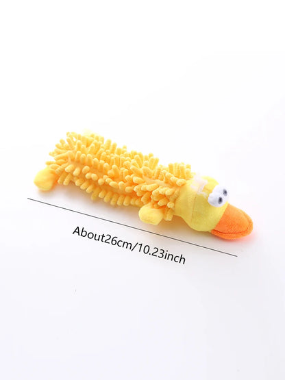 Pet dog toy sound plush toy mop fur shell frog hippo teeth grinding supplies