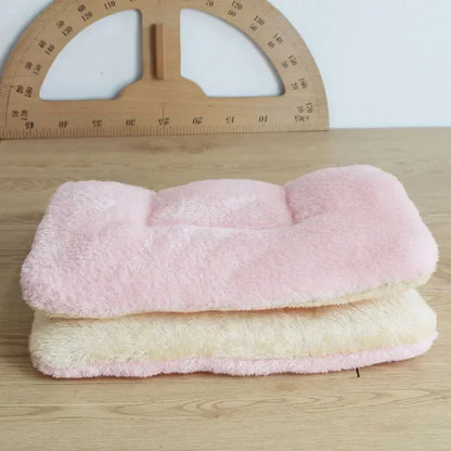 57x38cm Comfortable Flannel Pet Mat Dog Bed Cat Bed Thickened Sleeping Mat Dog Blanket Mat Suitable for Puppies Kittens Pet Rug
