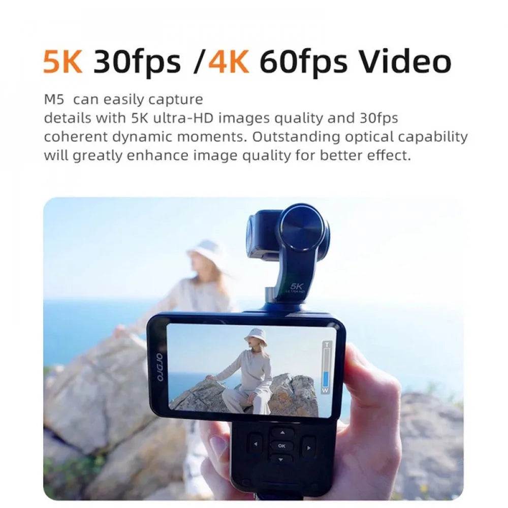 New Action Camera 4k Handheld Pocket Digital Camcorder 3-axis Gimbal Stabilization IR Night Vision Vlog Videos Camera For Gift