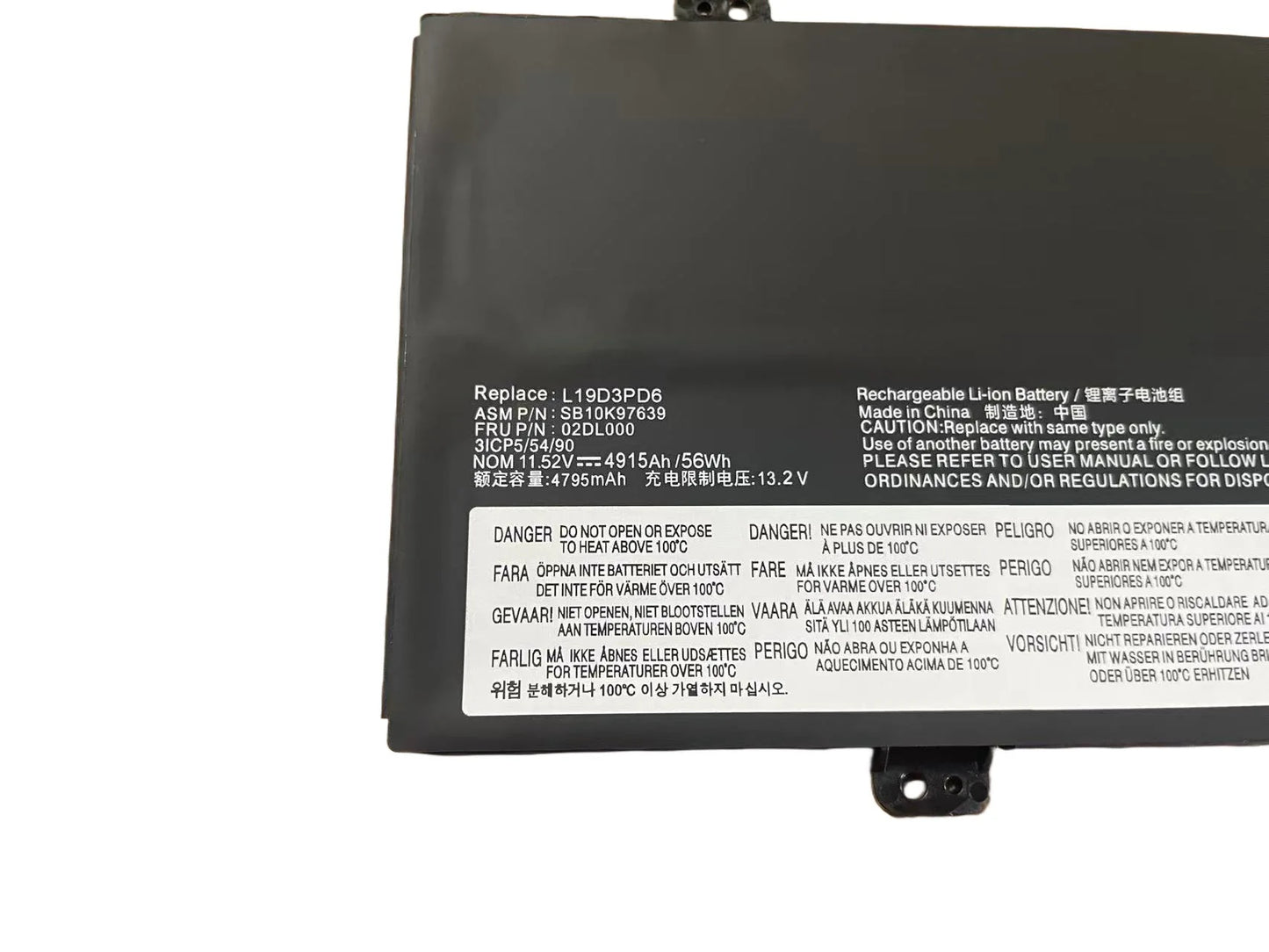 4795mAh L19M3PD6 Battery For Lenovo IdeaPad Flex 5-15IIL05 15ALC05 14ARE05 14IIL05 14ITL05 14ALC05 L19L3PD6 L19C3PD6 L19D3PD6