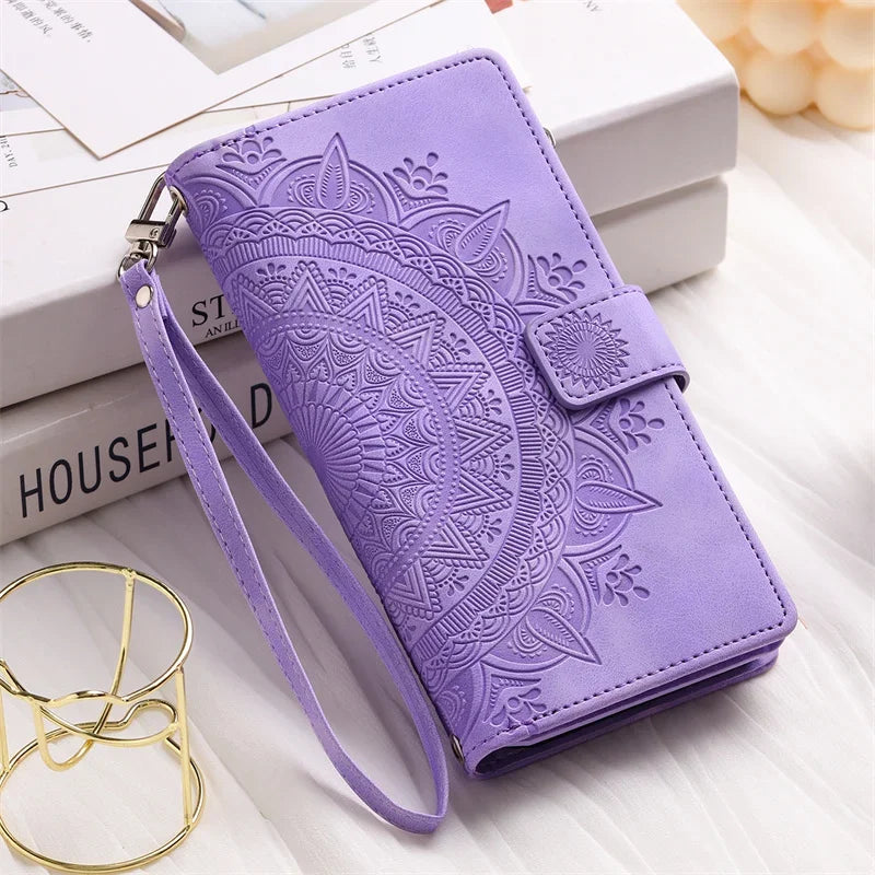 Xiomi 14T Case for Xiaomi 15 14T Pro 14 13 12 12X 12S Lite Mi 11 Lite 5G NE 10 Pro Fundas Zipper Magnetic Leather Wallet Cover