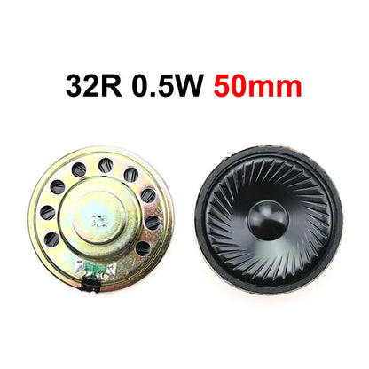 1PCS 0.2W 0.5W 1W 2W 4R 8R 32R 8 Ohm Ultra-thin Horn Speaker Diameter 23mm 29mm 30mm 36mm 40mm 45mm 50mm 56mm 57mm Loudspeaker