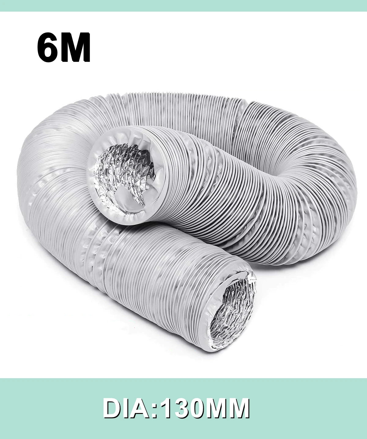 80mm/100mm/110mm/130mm/150mm Portable Air Conditioner Exhaust Vent Pipe Flexible Air Conditioner Exhaust Pipe Vent Hose Outlet