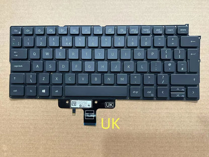 English/UK/French/Spanish Laptop Keyboard For DELL Latitude 9000 9410 9420 9430 Backlit