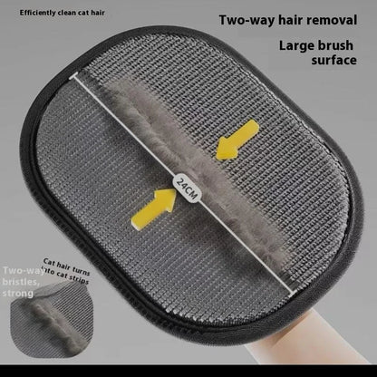 Double-Sided Pet Grooming Glove: The Best Solution for Unwanted Pet Hair.