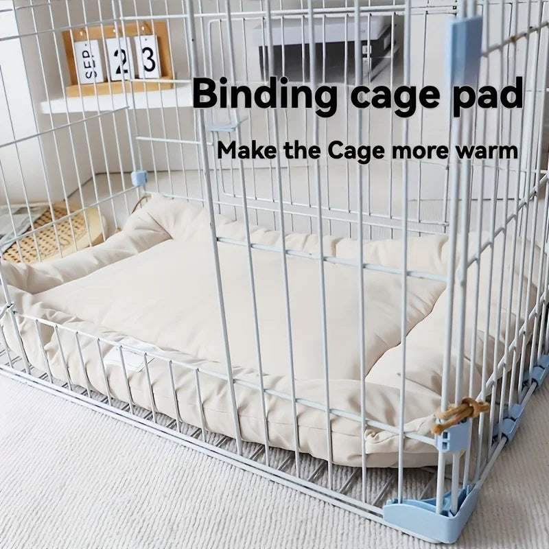 Cozy & Durable Pet Bed for Small to Medium Dogs and Cats Soft Durable Polyester Easy to Clean Store Four Corners for Easy Tying