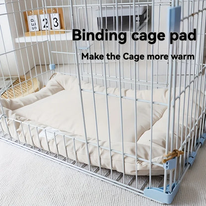 Cozy & Durable Pet Bed for Small to Medium Dogs and Cats Soft Durable Polyester Easy to Clean Store Four Corners for Easy Tying