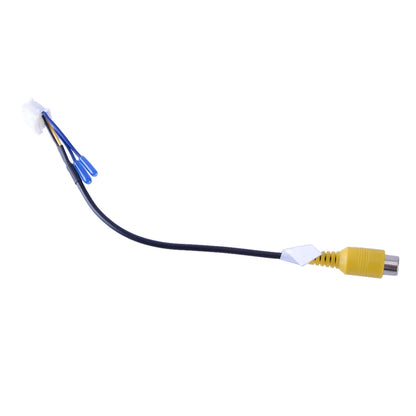 2Pcs Car Rear View Backup Camera RCA Cable Connector Adapter 4 Pin Fit for Android System Stereo Radio Player