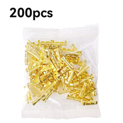 50Pcs Docking connector line pressing button quick connect terminal wiring steel