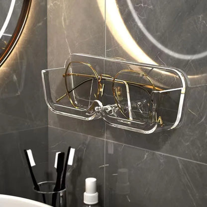 Wall-Mounted No-Drill Eyewear Organizer Decorative Display Holder for Reading Sunglasses Premium Feel Optical Glasses Rack