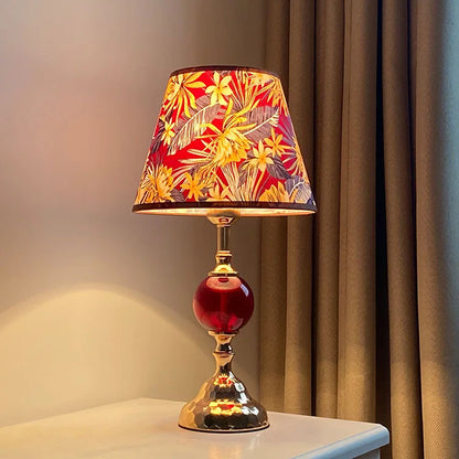 Bedroom desk lamp, warm and romantic, light luxury, retro American wrought iron, simple modern bedside lamp