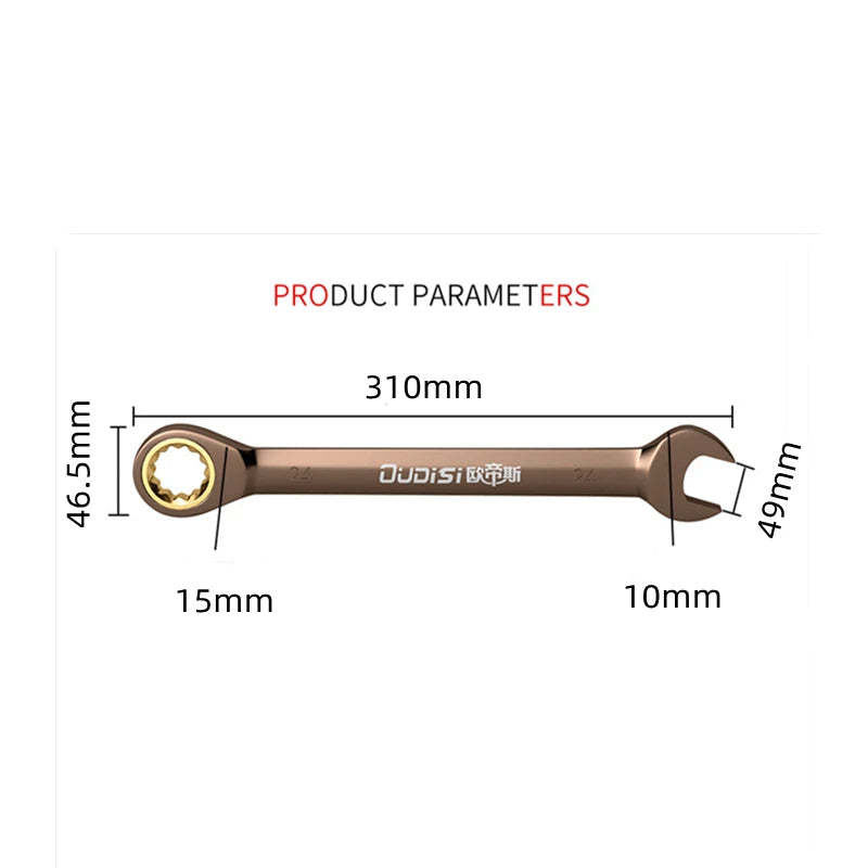 Ratchet Wrench Mechanical Advantage Tool for Ease of Use in Tight Spaces Home Improvement And Hardware