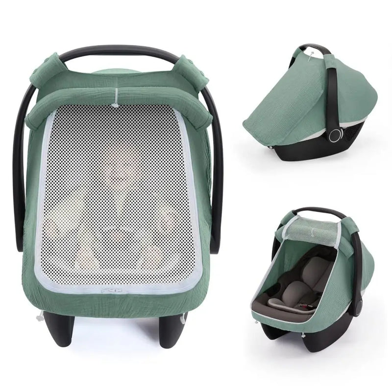 Hot Breathable Baby Car Seat Cover Multi-use Convenient Infant Car Seat Cover Canopy for Breastfeeding