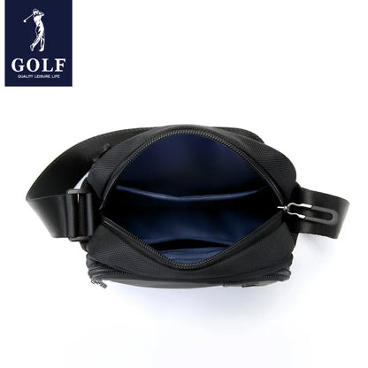 GOLF Crossbody Bag Men Oxford Shoulder Bags Small Man Mobile Phone Sling Mini Cross Bag Boston Waterproof Mens Side Bags Black