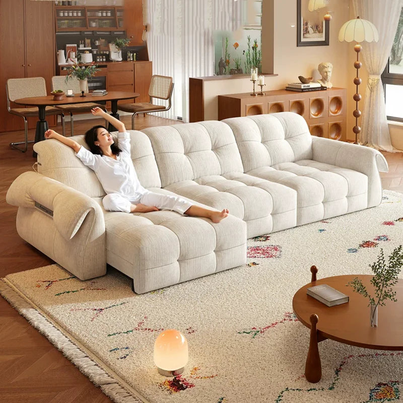 Minimalist Luxury Living Room Sofas Multifunctional Decor Relaxing Modern Sofas Accent Cloud Lazy Futon Divano Home Furniture