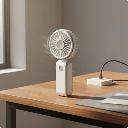 Portable Handheld Fan Lightweight USB Rechargeable Fan for Travel, Outdoor