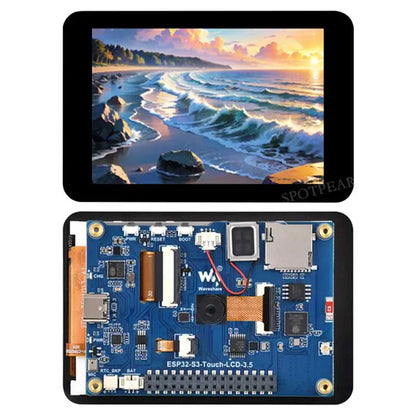 DeepSeek AI Voice Chat Robot BOX ESP32-S3 Development Board 3.5 inch LCD N16R8 Touchscreen Display 6-Axis /Camera/SD For XiaoZhi