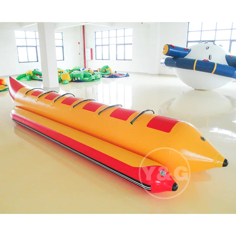 Inflatable Banana Boat For Sale| 2 Years Warranty, Inflatable Fishing Boat| Free Design, TUV, Inflatable Water Banana Boat