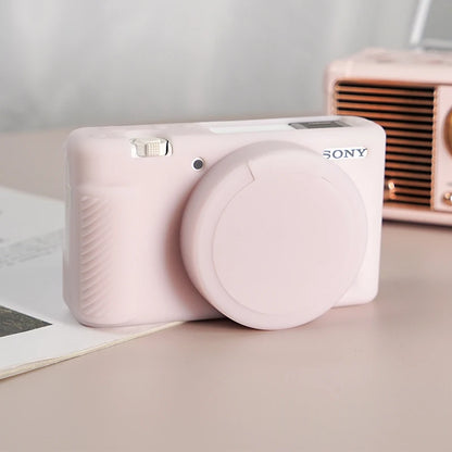 for Sony ZV1 Camera Soft Silicone Case Body Cover Protector Frame Skin for Sony ZV1 Camera ZV1 Glass Film Screen Protector