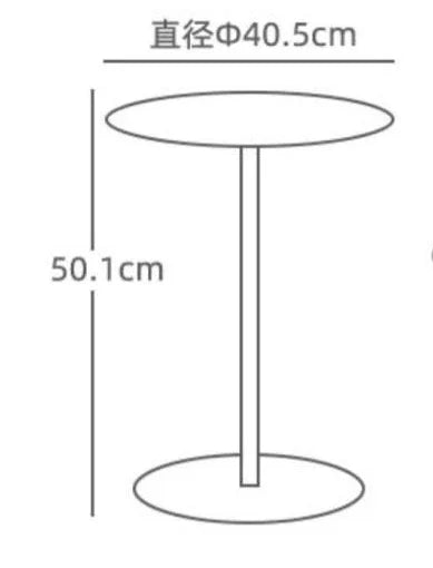 Simple Cream Style Luxury Sofa Side Table Bedroom Bedside Table Round Tables Blue Coffee Tables Tea Table Living Room Furniture
