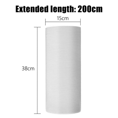 130/150mm 1.5m/2m/3m Air Vent Ducting Flexible Ventilation Ducting Exhaust Outlet Hose Pipe For Mobile Portable Air Conditioner