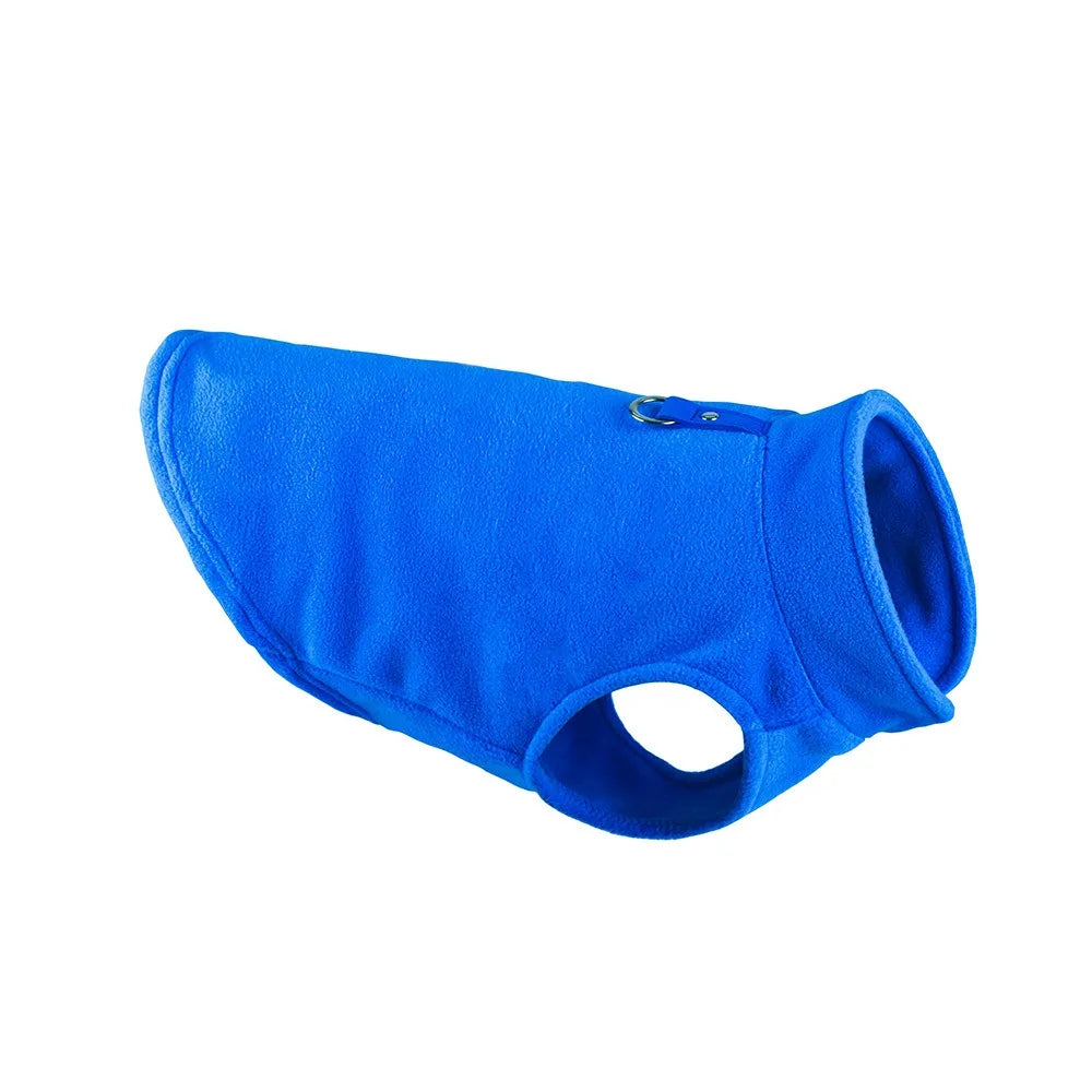 Warm Fleece Dogs Clothes Pet Dog Jacket Vest With D-Ring For Small Dog Cats Clothing French Bulldog Costumes Chihuahua Coat