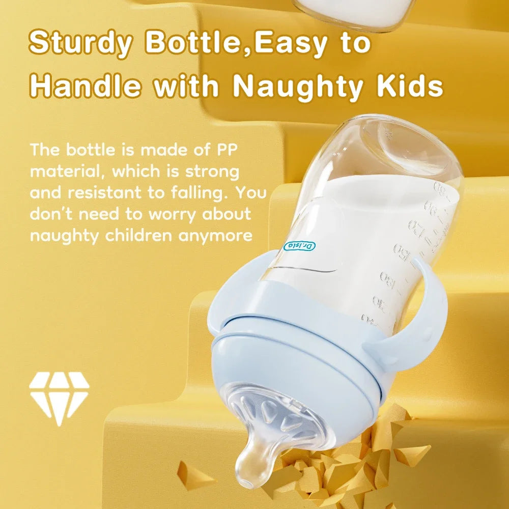 150/240/330ML Baby PP Bottle Newborn Baby Bottle with Handle Milk BottleFeeding Baby Bottles Newborn Feeding Supplies BPA-Free