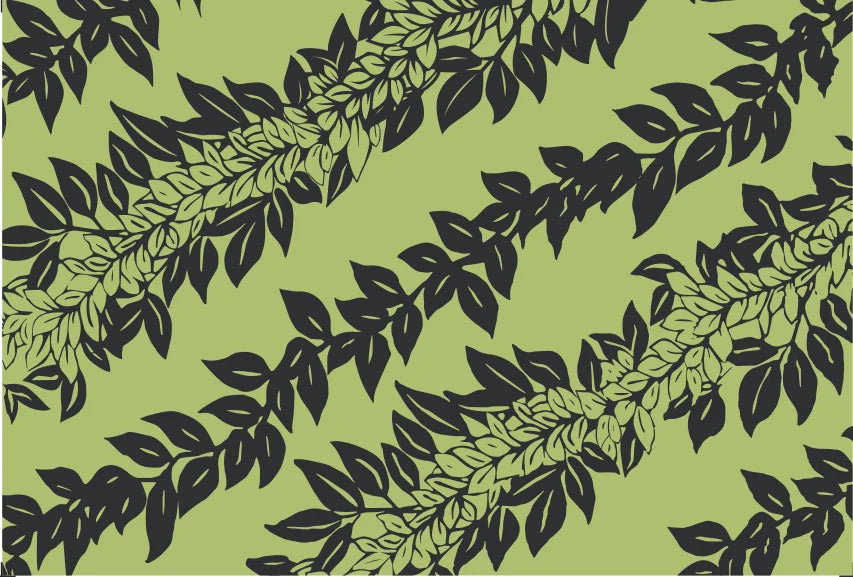 New Arrival Rayon Cotton Hawaiian Sarong Pareo Beach Wrap With Attractive Leaf Print for Women Trendy Versatile Bikini Cover-up