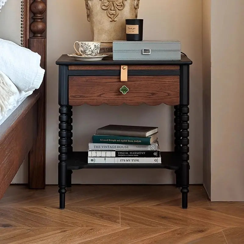 French, Retro, Shelves, Side Cabinets, Living Room, Side Table, Sofa, Corner Table, Solid Wood, Bedside Table, Storage Cabinet