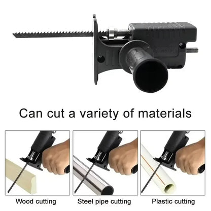 Portable Reciprocating Saw Adapter Electric Drill To Electric Saw For Wood Metal Cutting Tool With Saw Power Tools