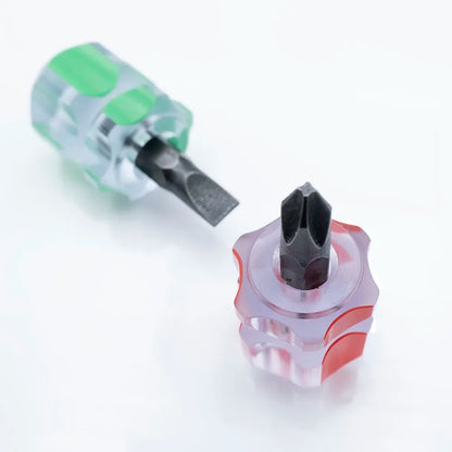Screwdriver Kit Mini Small Portable Radish Head Screw Driver Transparent Handle Precision Car Repair Tools Accessories Set