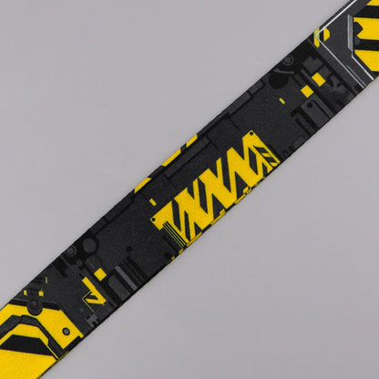Classic Warning Strip Credential Holder Neck Strap Lanyard for Key Keychain USB Badge Holder Keyring Accessories Friends Gifts