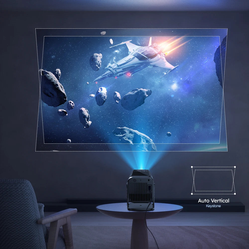 New Hy300 Pro Hy500 Android 13 1080P Projector 4K Android Smart Bluetooth Wi-Fi Video Theater Smart Home Portable Mini Projector