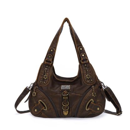 Angel Kiss Women Handbags Leopard Bag Top-handle Handbag Fashion Satchel Dumpling Pack Shoulder Bag Tote Bag Hobos Large Purse