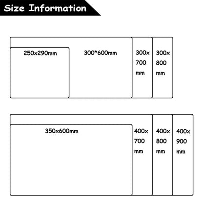 Mouse Pad World Map Mouse Pad Laptop Keyboard Men's Retro Office Large Desk Pad Home Custom Game Practical 90x40cm Accessories
