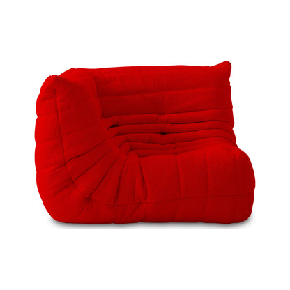 Caterpillar sofa Frameless Sofa Modern Living Room Balcony Lounge Lazy Sofa Available White Lamb Wool Sofa Beanbag Sponge Sofa