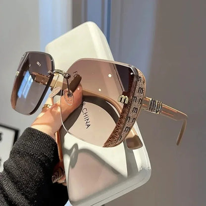 Ins Fashion Brand Square Sunglasses Women Luxury Desig Sun Glasses Ladies Vintage Trendy Driving Eyeglasses Gafas De Sol