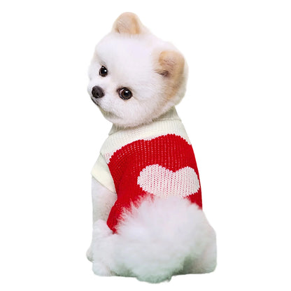 Pet Knit Sweater Autumn Winter Warm Elastic Turtleneck Two Leg Dog Cat Clothing Multi Color Striped Pattern Pet Apparel