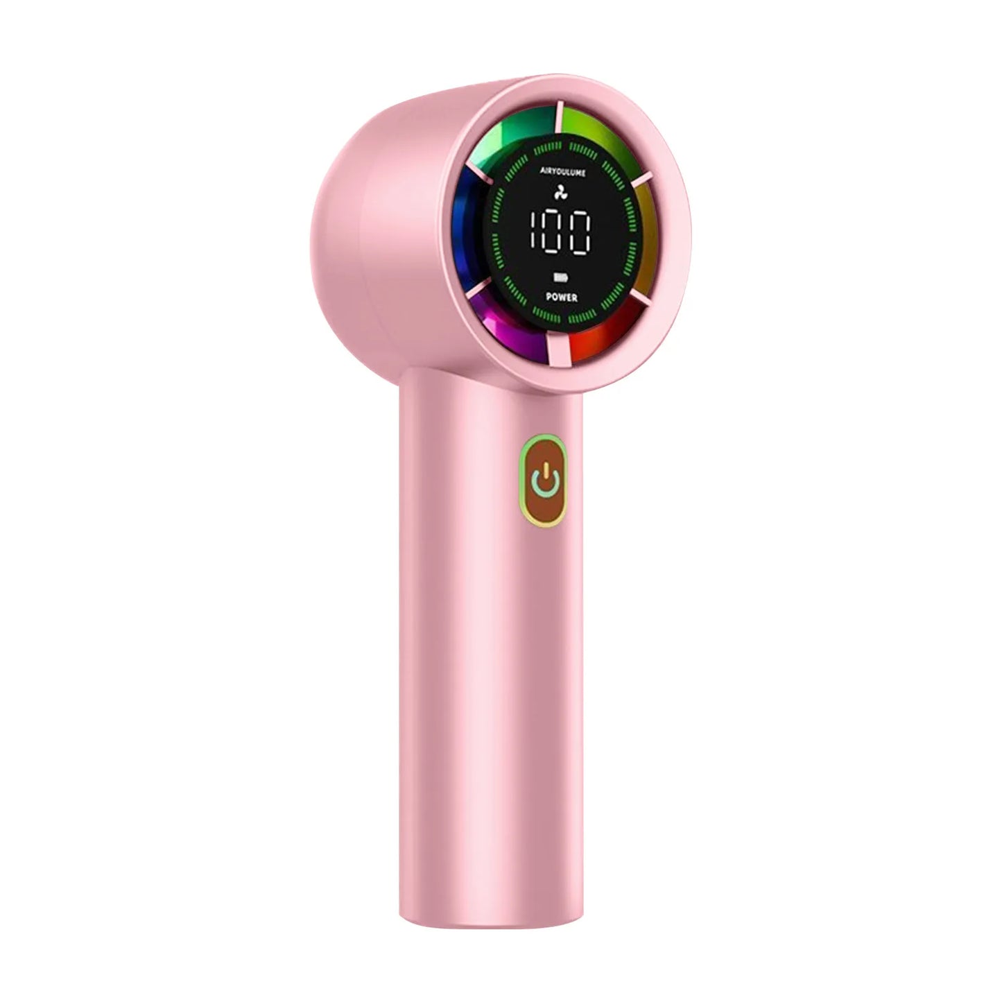 Portable Handheld Fan MINI  USB Rechargeable Mini Fan With Digital Display Screen Small Electric Fan for Outdoor Camping
